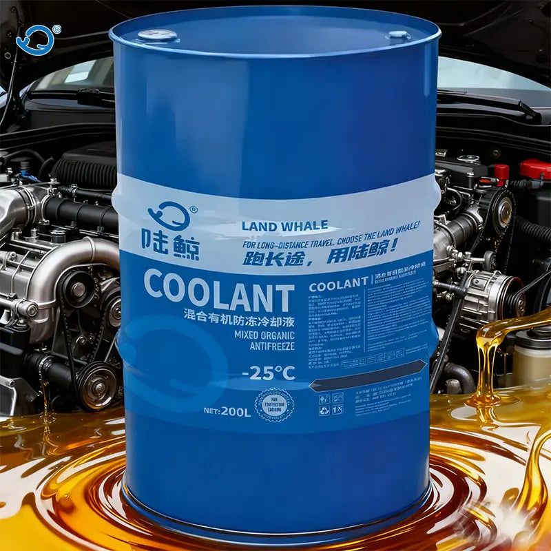 -25° coolant in brake fluid