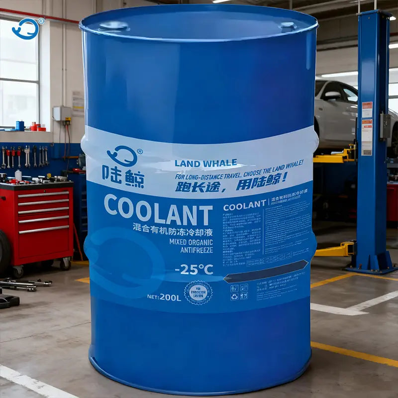-25° coolant in brake fluid